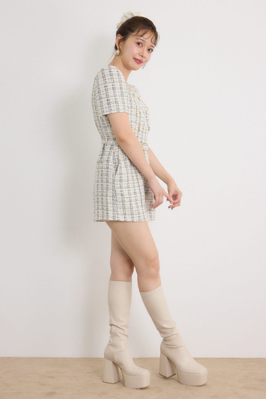 rienda「ダブルボタンロンパース」|その他|