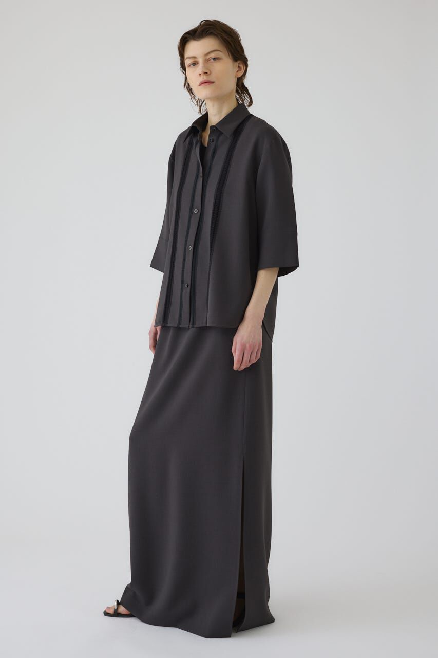 RIM.ARK 「Side slit maxi SK」|スカート|GRY