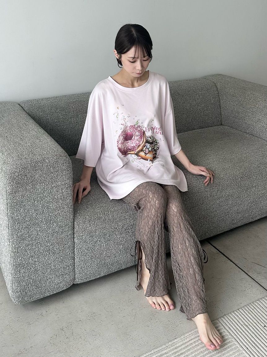 SNIDEL HOME「レースレギンスパンツ」|ルームウェア|