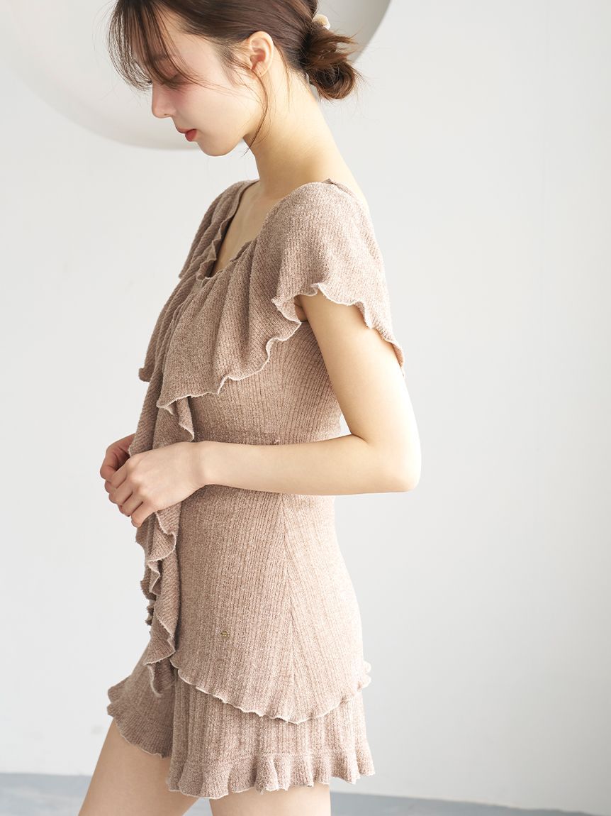 SNIDEL HOME「【SorbetTouch Cool】【接触冷感】ニットショートパンツ」|ルームウェア|