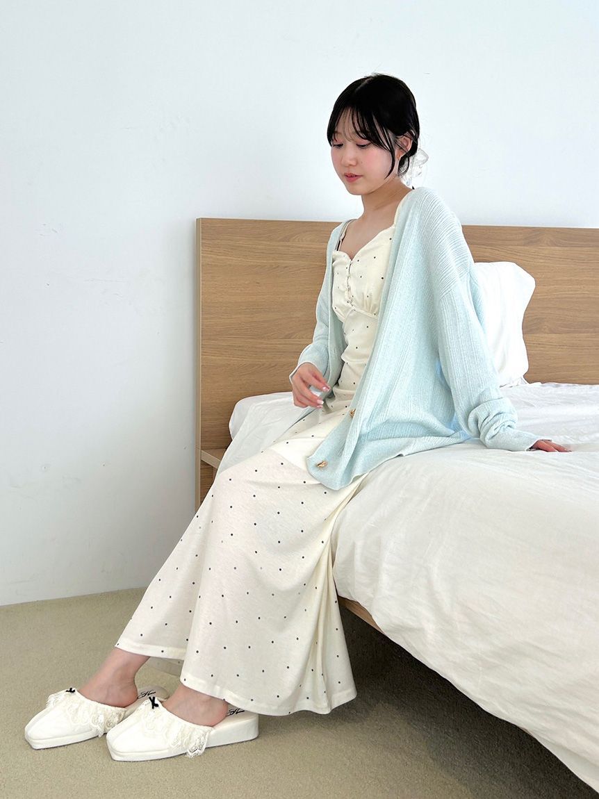 SNIDEL HOME「【SorbetTouch Cool】【接触冷感】カーディガン」|ルームウェア|