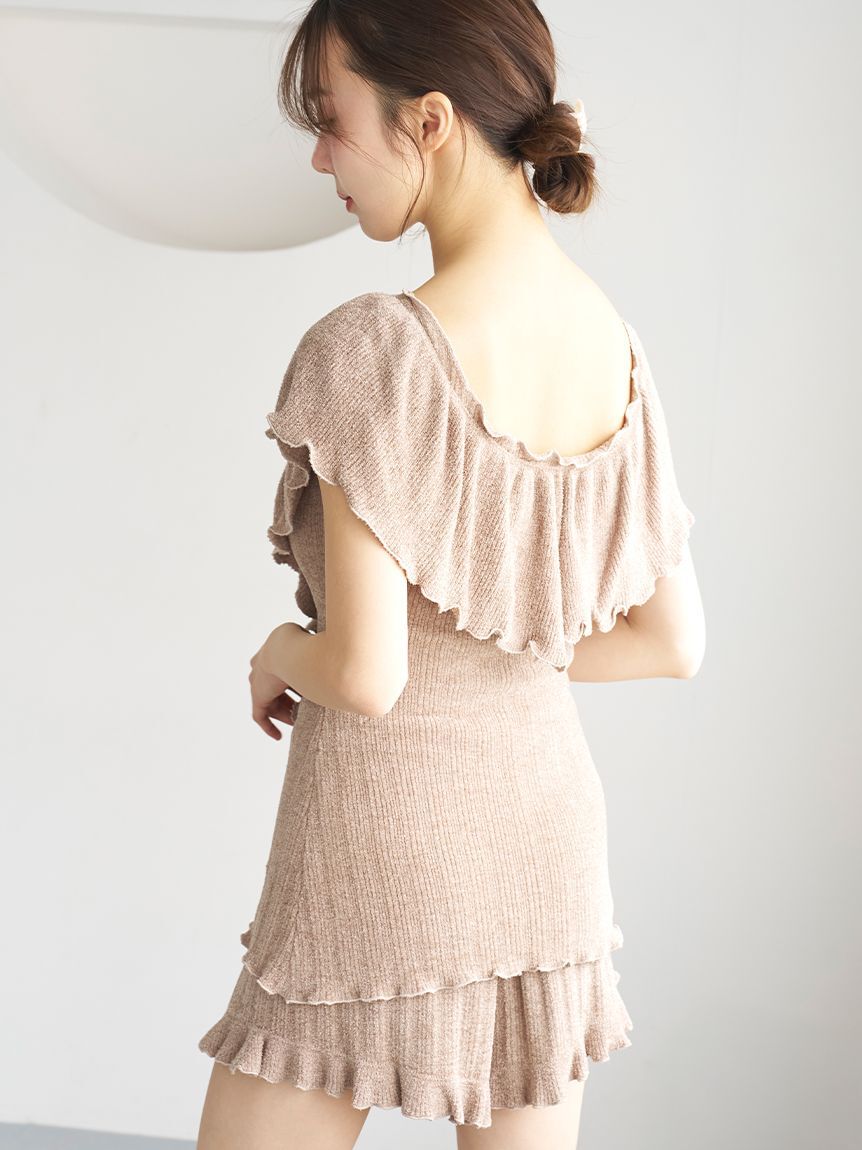 SNIDEL HOME「【SorbetTouch Cool】【接触冷感】フリルトップス」|ルームウェア|