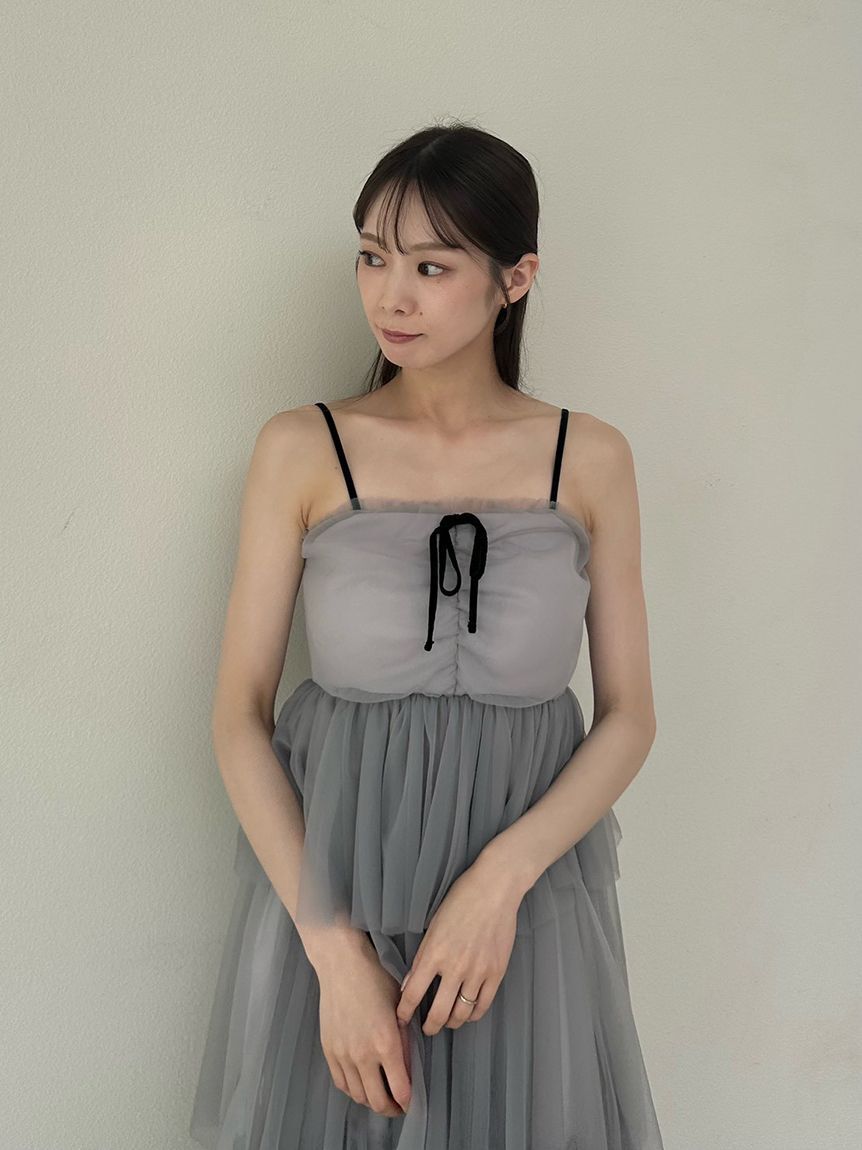 SNIDEL HOME「カップインチュールキャミワンピース」|ルームウェア|