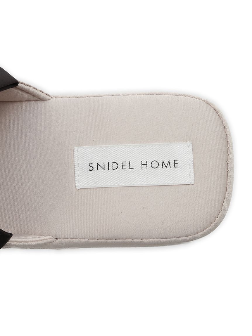 SNIDEL HOME「リボンスリッパ」|ルームシューズ|