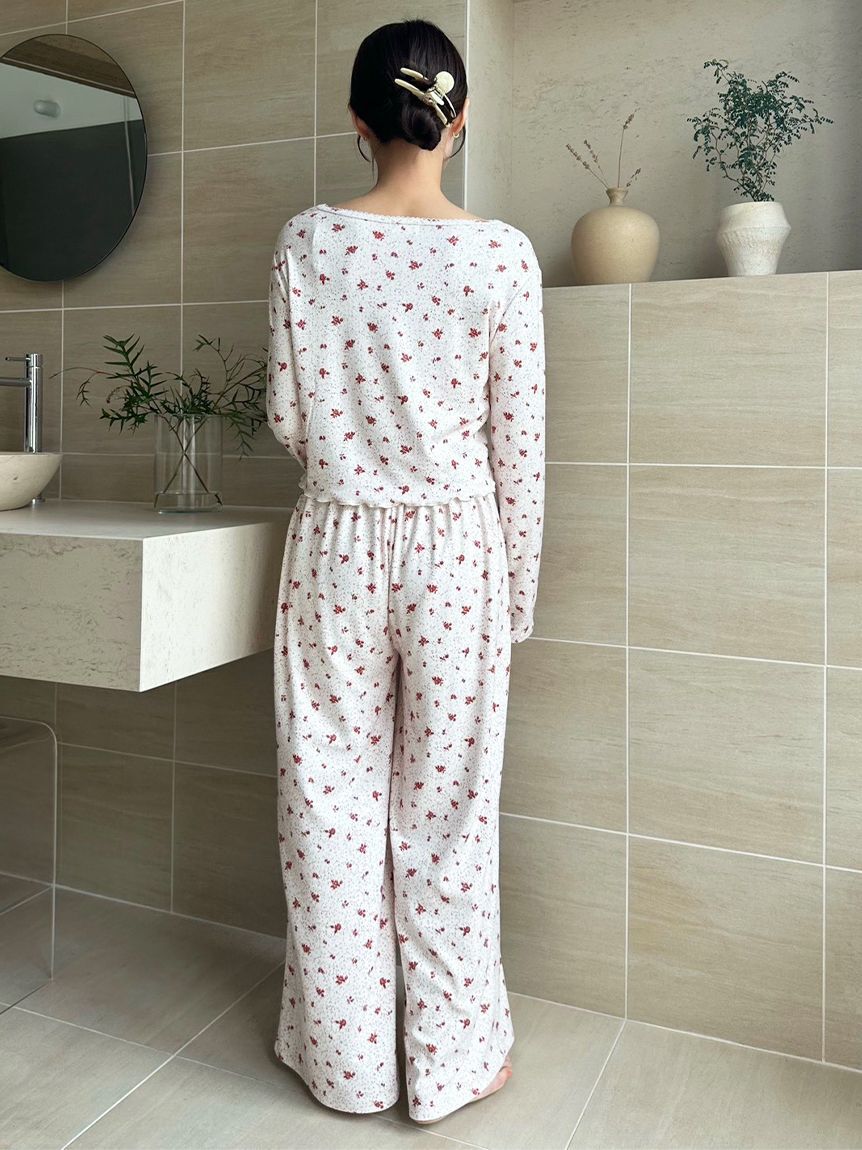 SNIDEL HOME「ポインテールプリントカーディガン」|ルームウェア|