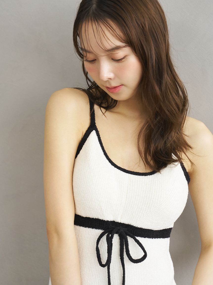 SNIDEL HOME「【Milky】リボンデザインカップインワンピース」|ルームウェア|