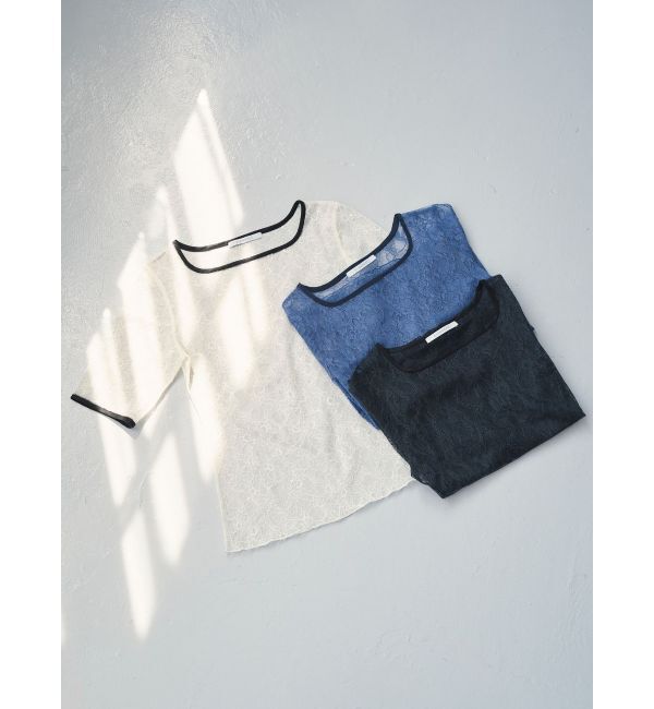ELENDEEK「【yuumi&times;ELENDEEK】LACE TRIM CS」|Tシャツ・カットソー|