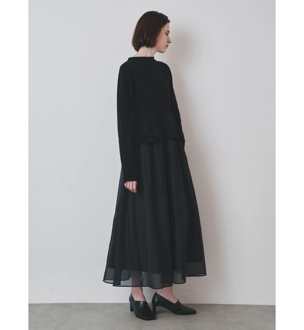 ELENDEEK「DRAPE PEPLUM DOCKING OP」|ワンピース|