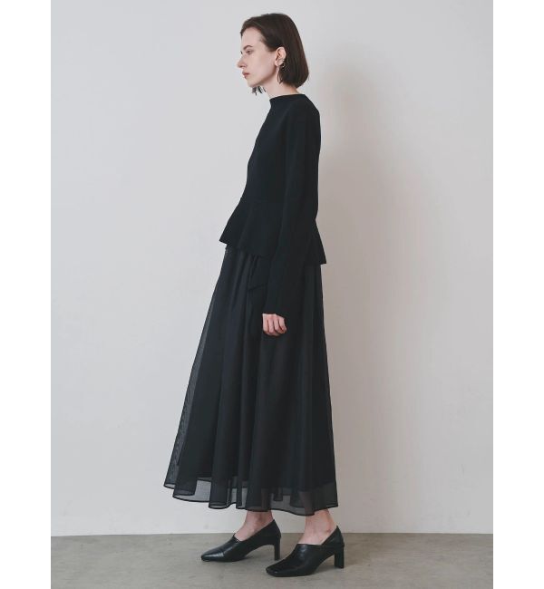 ELENDEEK「DRAPE PEPLUM DOCKING OP」|ワンピース|