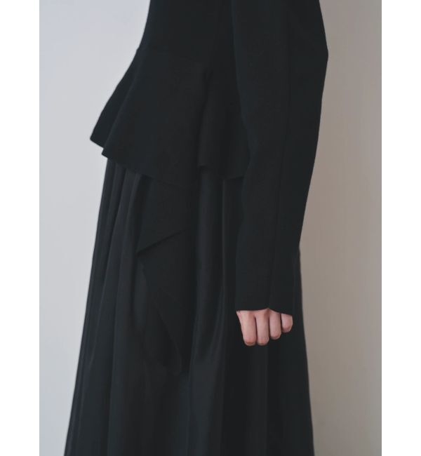 ELENDEEK「DRAPE PEPLUM DOCKING OP」|ワンピース|