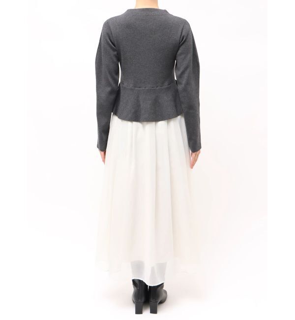 ELENDEEK「DRAPE PEPLUM DOCKING OP」|ワンピース|