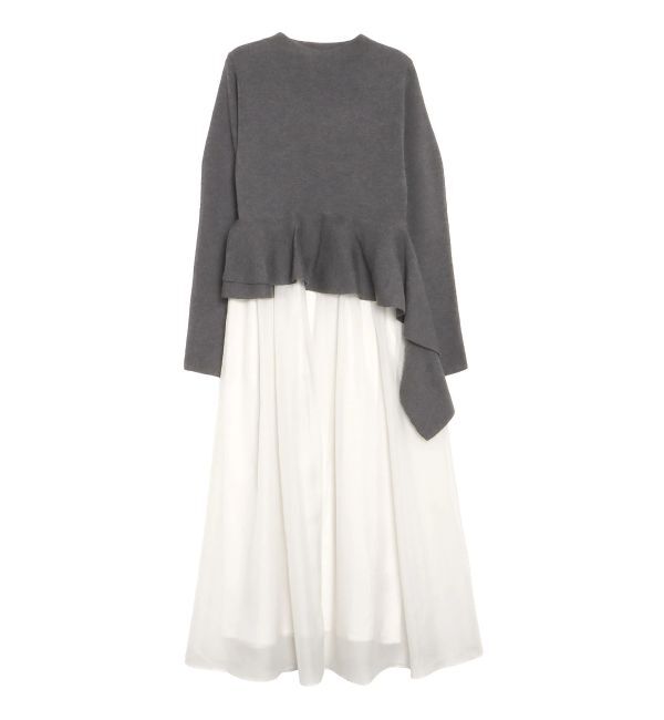 ELENDEEK「DRAPE PEPLUM DOCKING OP」|ワンピース|