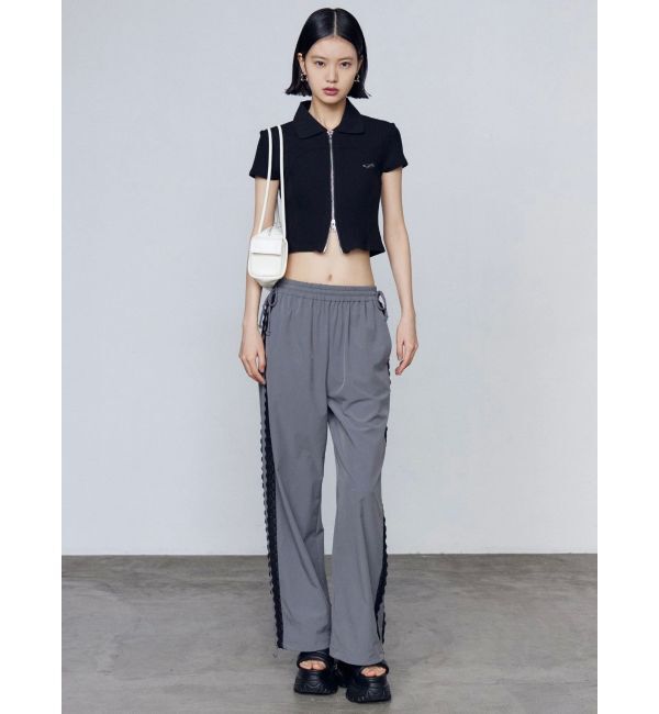 EMODA「リブカッティングショートスリーブトップ」|Tシャツ・カットソー|