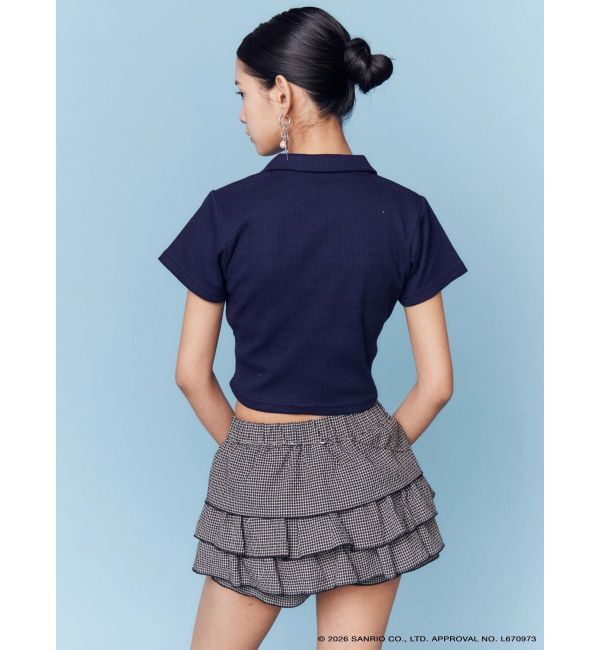EMODA「【日焼けHello Kitty&times;EMODA】SKIPPER HALF SLEEVE TOP」|Tシャツ・カットソー|