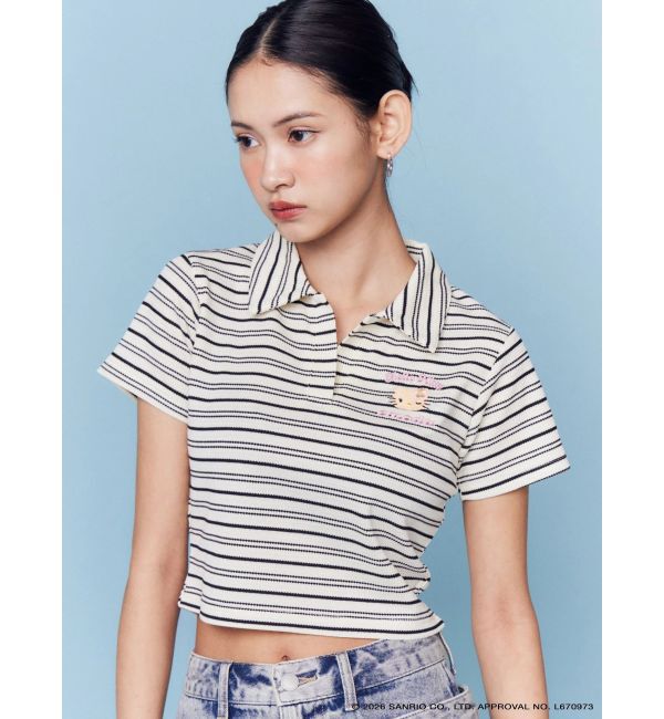 EMODA「【日焼けHello Kitty&times;EMODA】SKIPPER HALF SLEEVE TOP」|Tシャツ・カットソー|