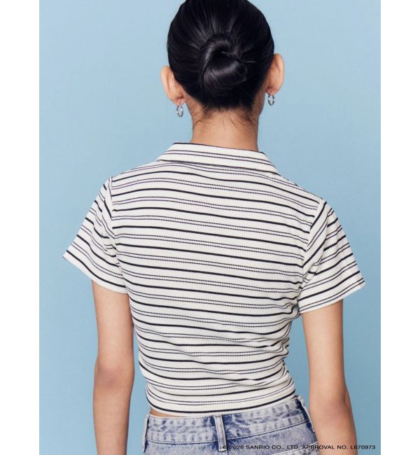 EMODA「【日焼けHello Kitty&times;EMODA】SKIPPER HALF SLEEVE TOP」|Tシャツ・カットソー|