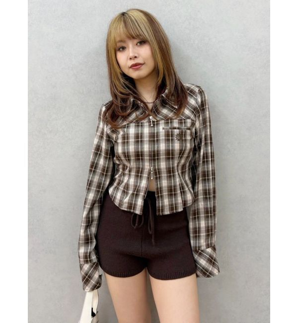 EVRIS「SUNNYコンパクトチェックシャツ」|シャツ・ブラウス|