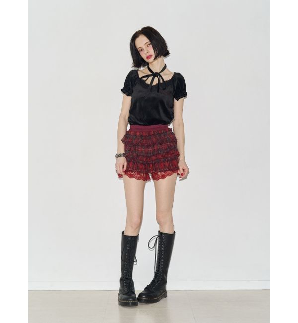 jouetie「レースベロアトップス」|Tシャツ・カットソー|