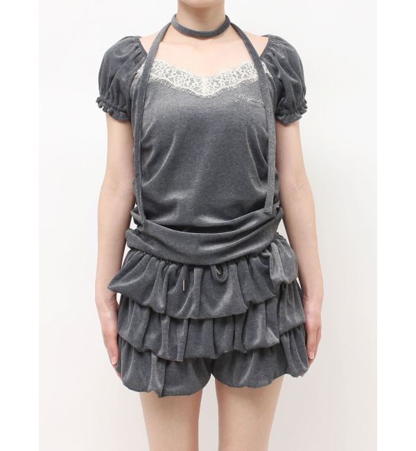 jouetie「レースベロアトップス」|Tシャツ・カットソー|