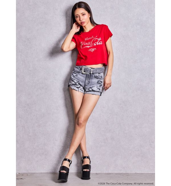 GYDA「Coca-Cola bijou Tシャツ」|Tシャツ・カットソー|