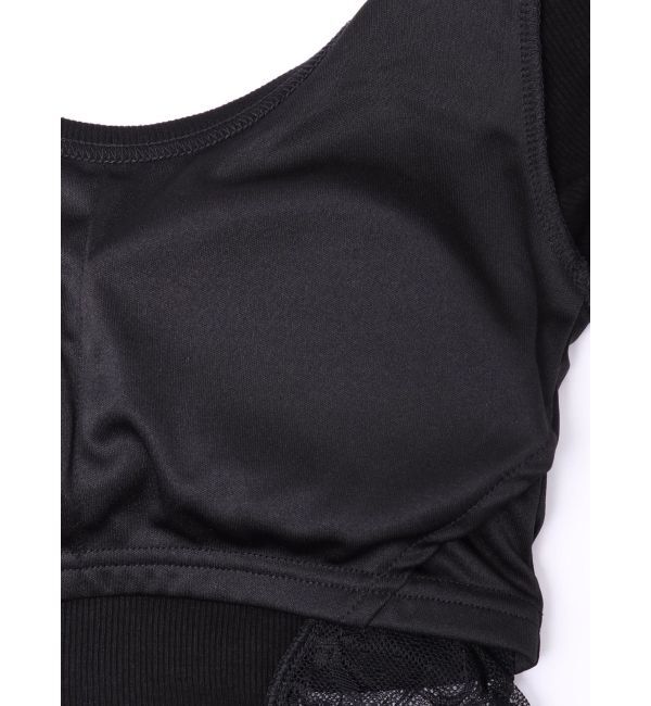 GYDA「OVERLAP Gサイドレースショートトップス」|Tシャツ・カットソー|