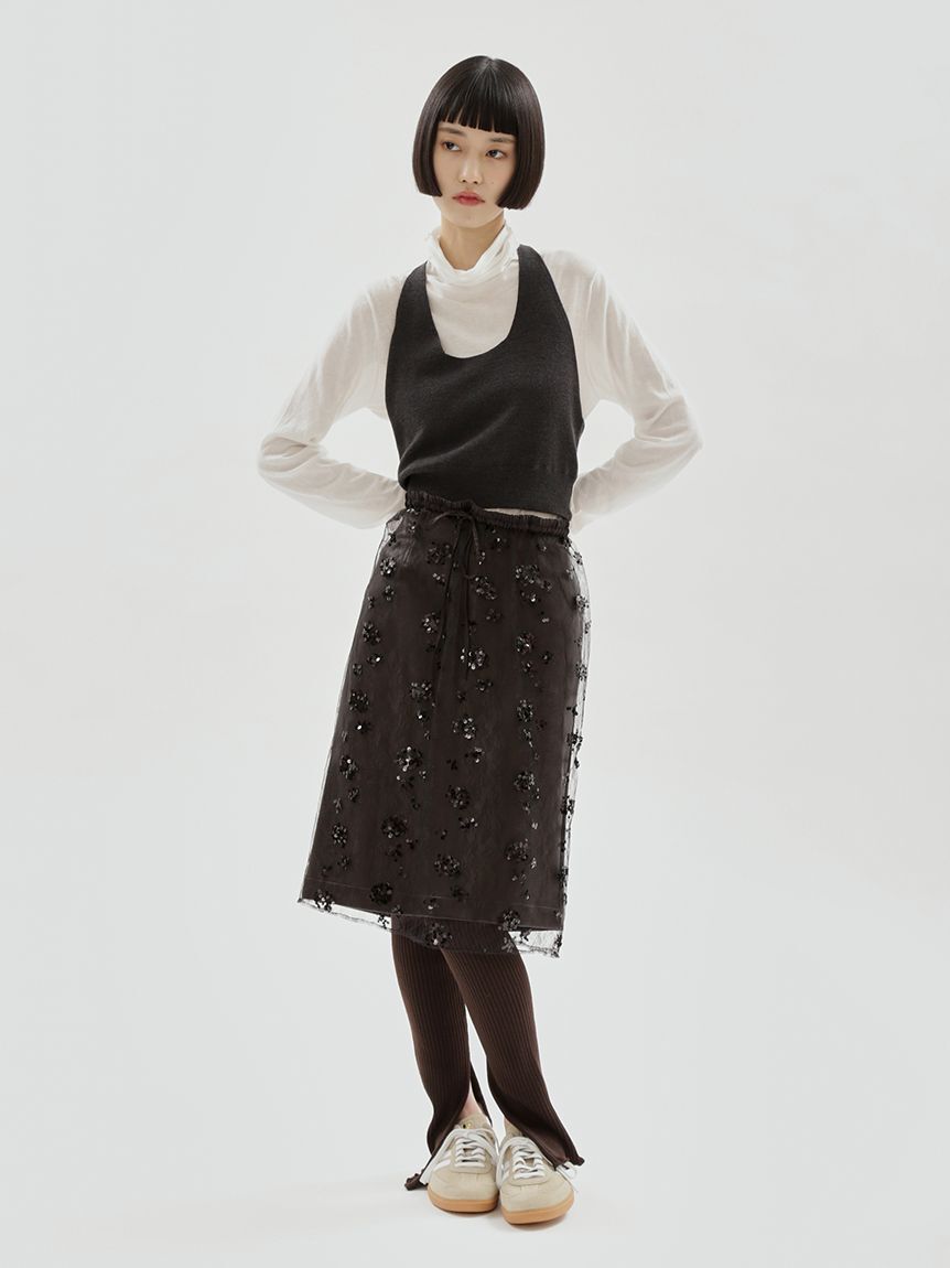 emmi atelier「リブニットレギンスパンツ」|レギンス・スパッツ|