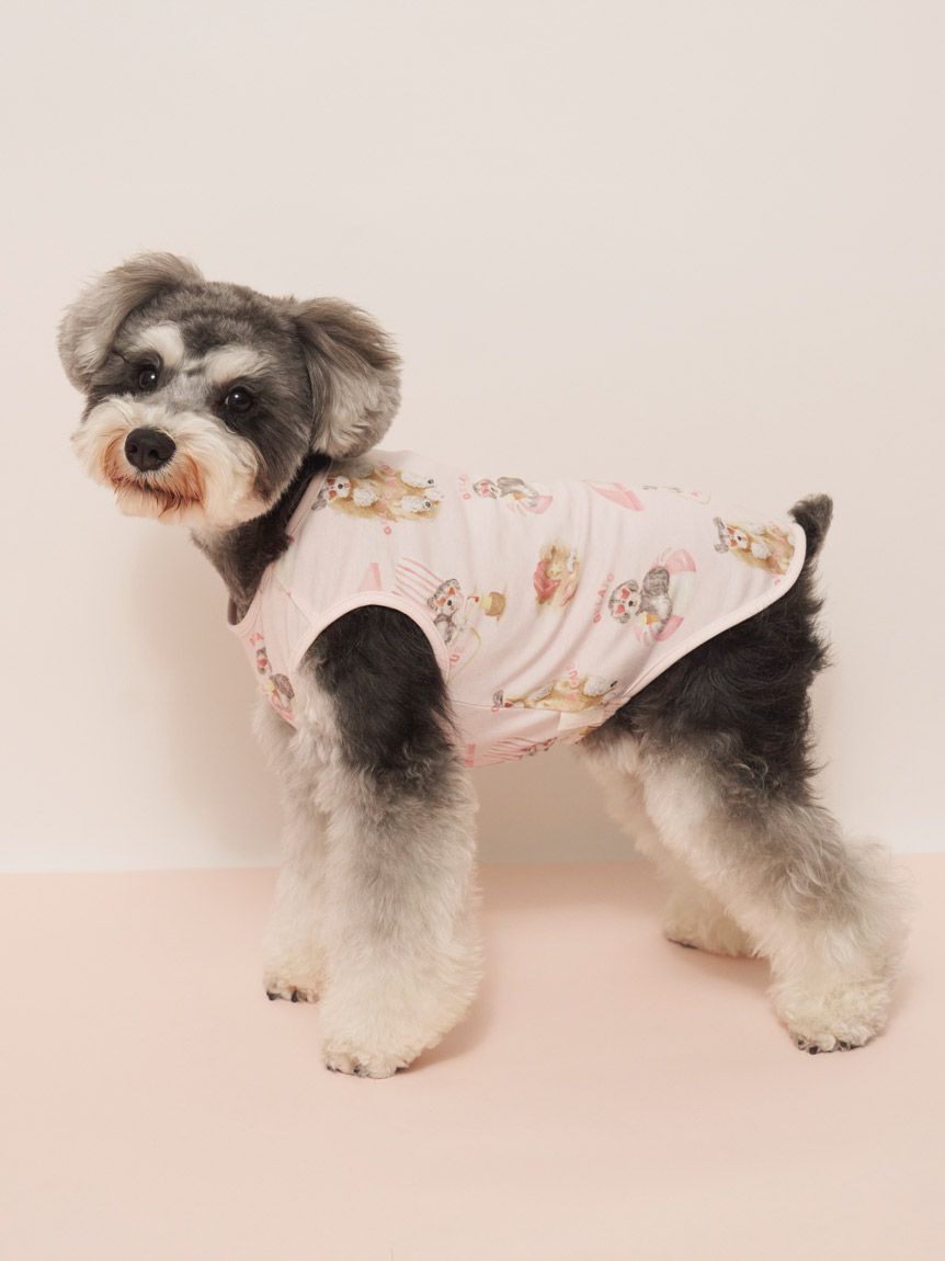 GELATO PIQUE CAT&DOG「【CAT&DOG】【接触冷感】 ビーチ シュナウザー柄Coolingプルオーバー」|その他|