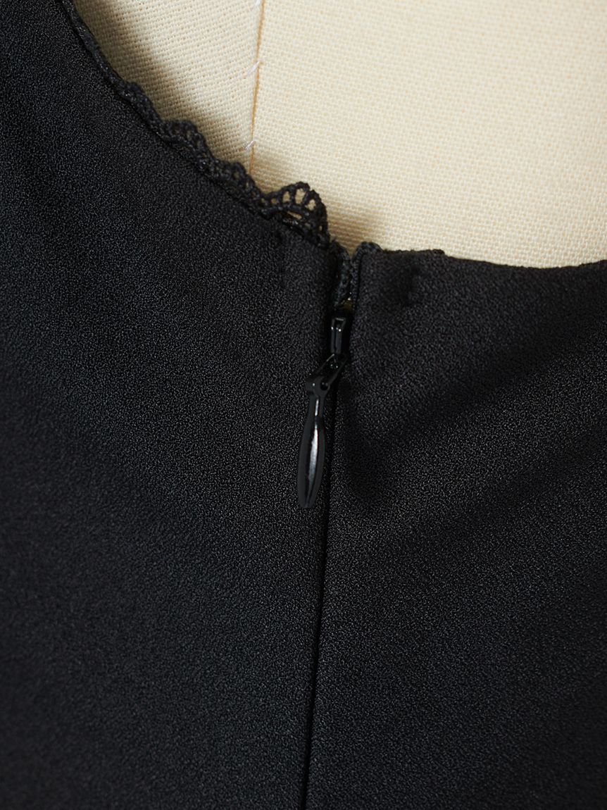 SNIDEL「メッシュレースガウンワンピース」|ワンピース|