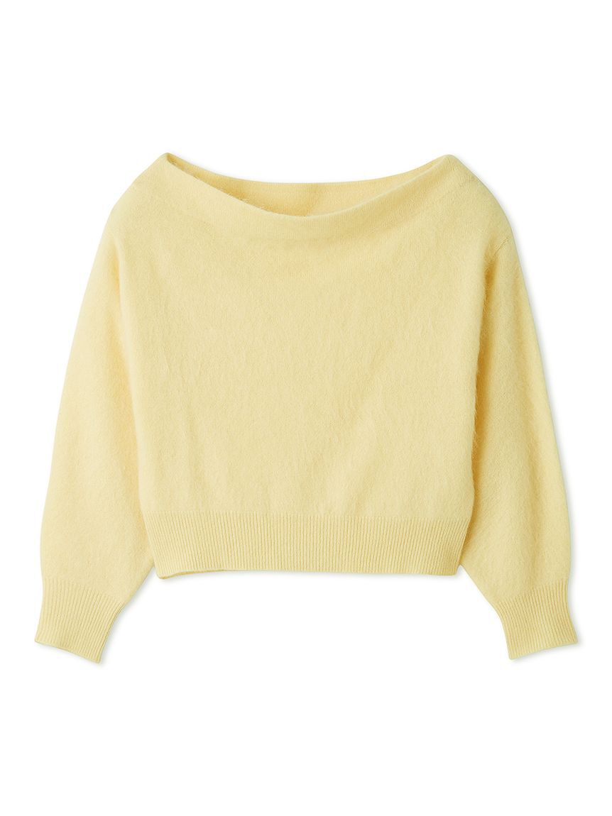 SNIDEL「【HIGH QUALITY】ウールミンクオフショルプルオーバー」|Tシャツ・カットソー|YEL