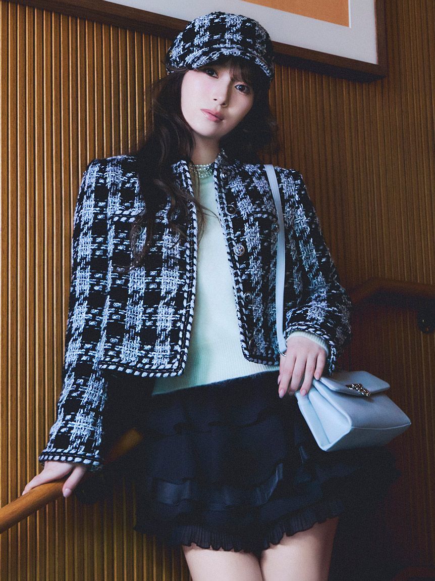 SNIDEL「【WEB限定】スカラップポイントバッグ」|ハンドバッグ|