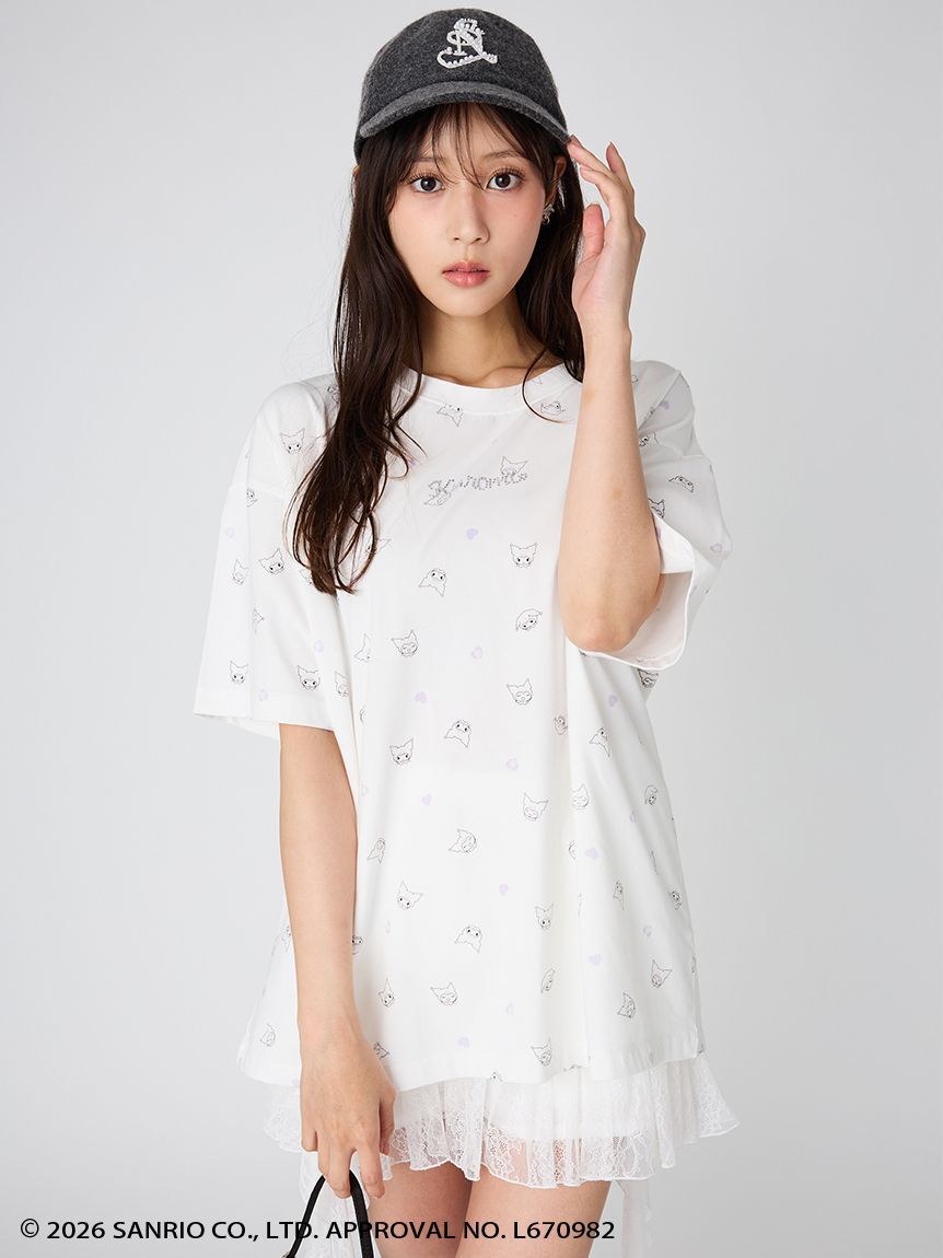 SNIDEL「【クロミ】ビッグTシャツ」|Tシャツ・カットソー|