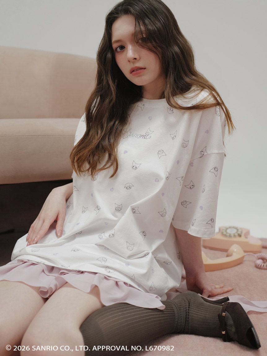 SNIDEL「【クロミ】ビッグTシャツ」|Tシャツ・カットソー|
