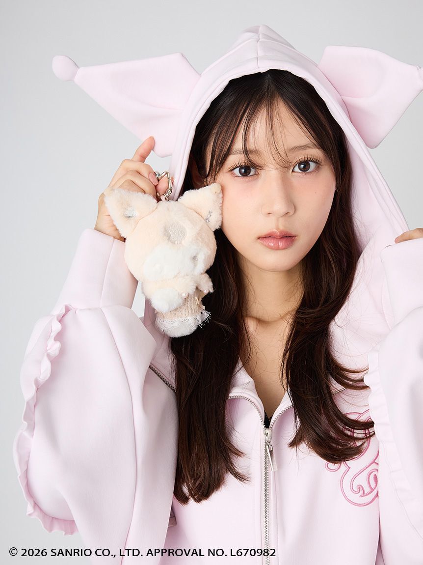 SNIDEL「【クロミ】ビジューぬいぐるみチャーム」|キーケース|IVR