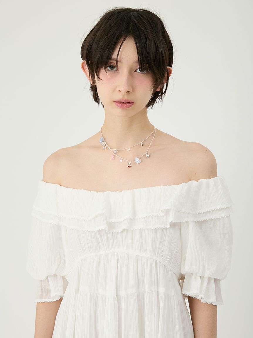 LILY BROWN「エアリーワッシャーボリュームワンピース」|ワンピース|