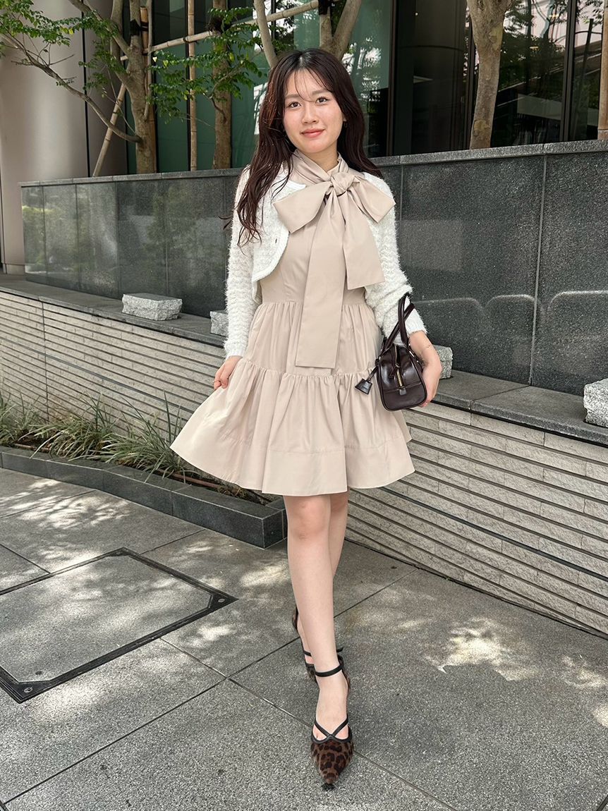 LILY BROWN「【SPECIAL PRICE】カーデセットアメスリワンピース」|ワンピース|