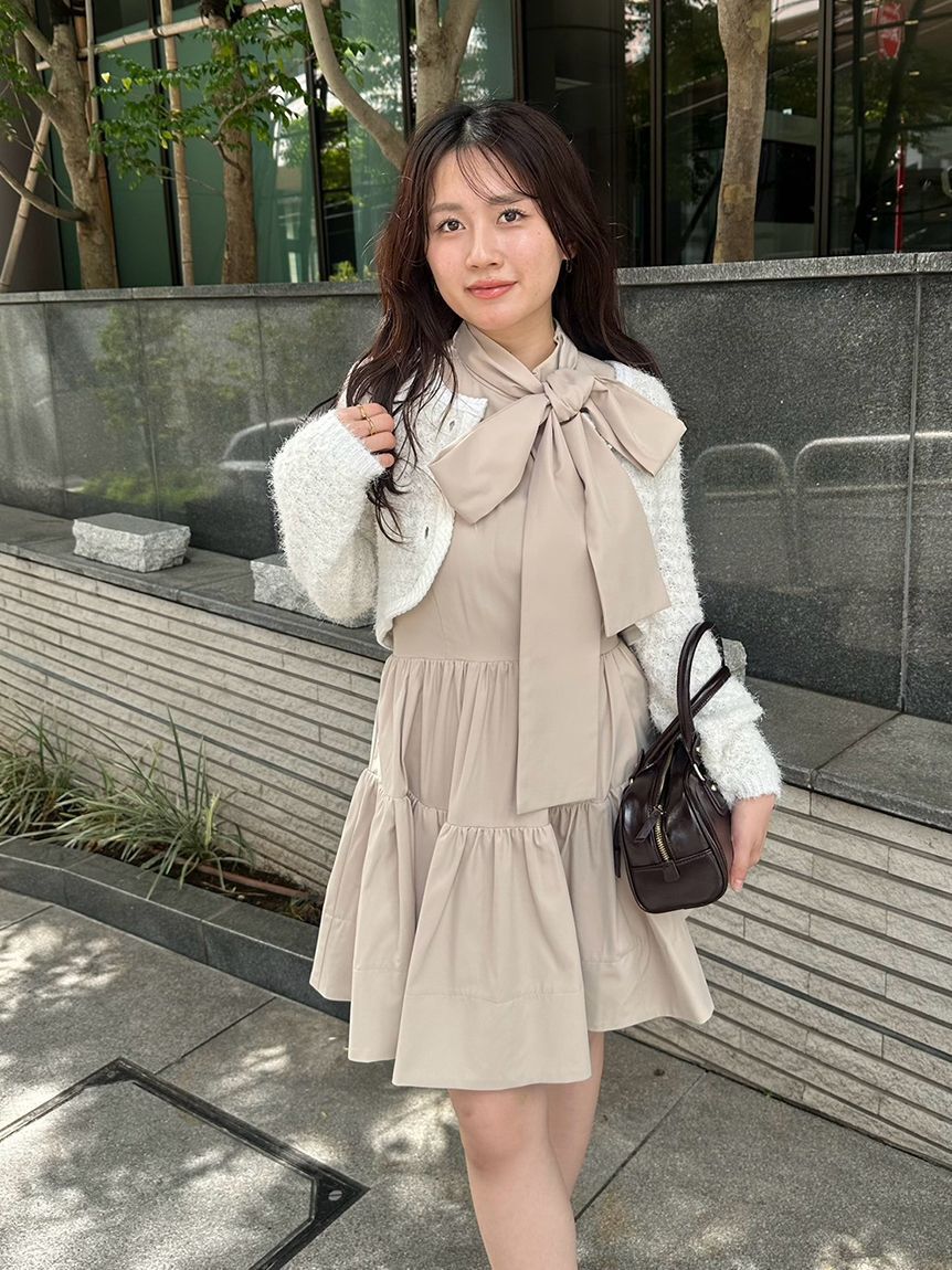 LILY BROWN「【SPECIAL PRICE】カーデセットアメスリワンピース」|ワンピース|