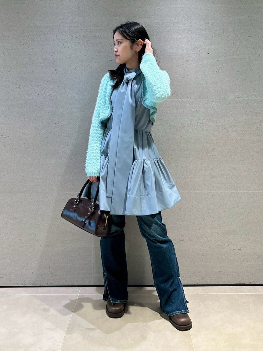 LILY BROWN「【SPECIAL PRICE】カーデセットアメスリワンピース」|ワンピース|