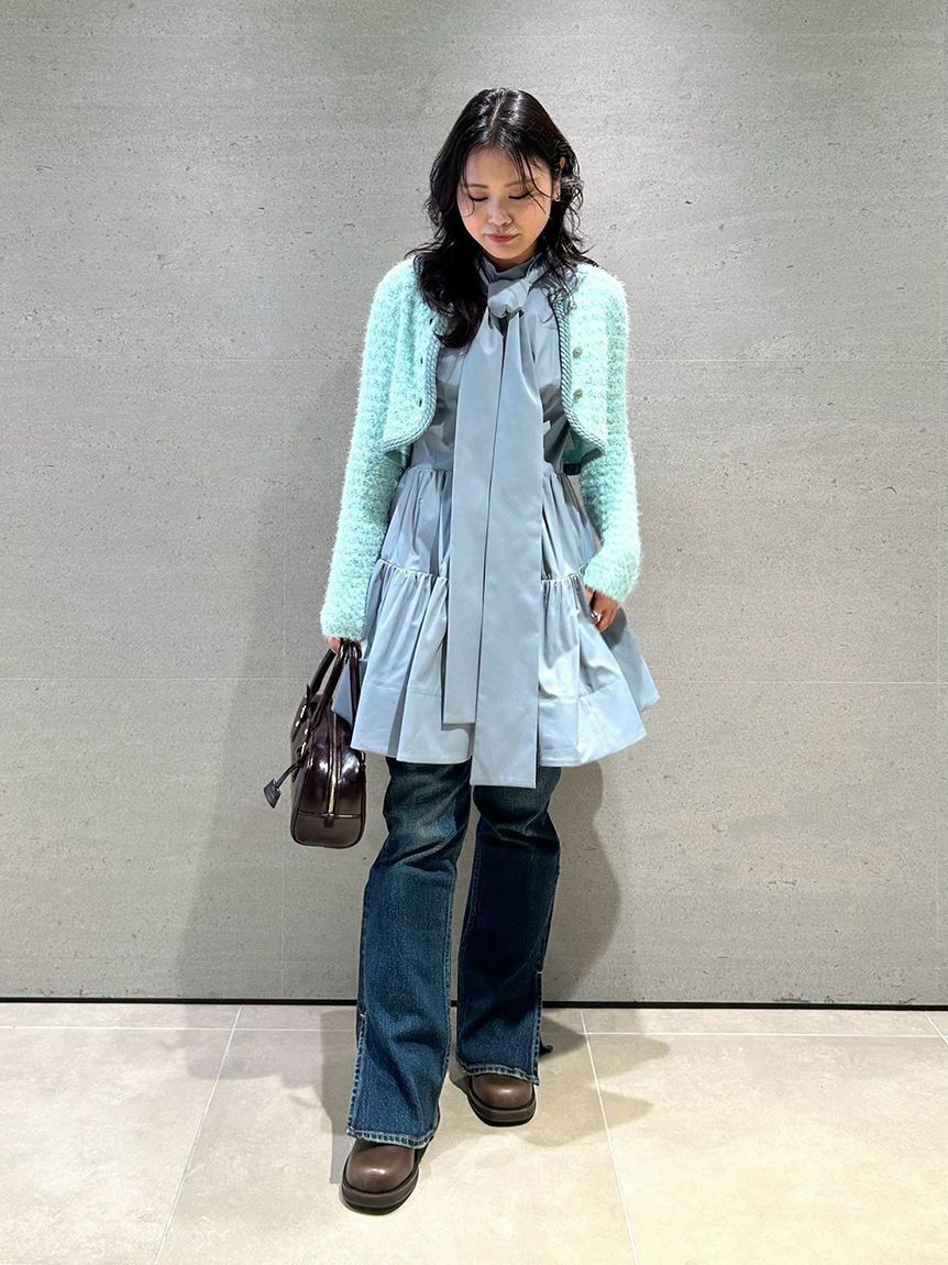 LILY BROWN「【SPECIAL PRICE】カーデセットアメスリワンピース」|ワンピース|