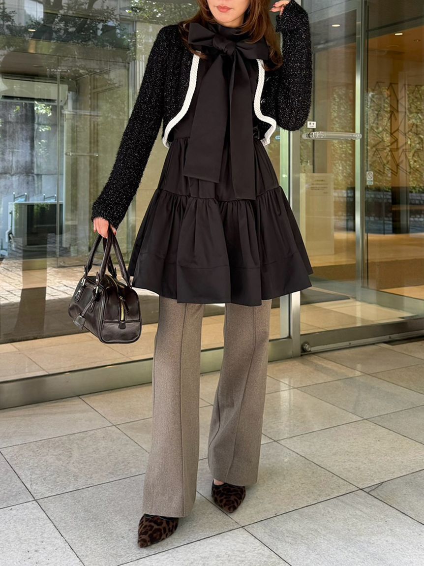 LILY BROWN「【SPECIAL PRICE】カーデセットアメスリワンピース」|ワンピース|