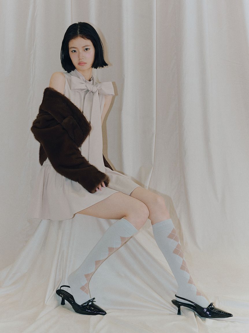 LILY BROWN「【SPECIAL PRICE】カーデセットアメスリワンピース」|ワンピース|