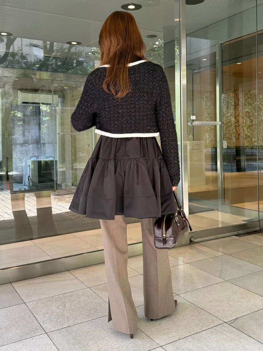 LILY BROWN「【SPECIAL PRICE】カーデセットアメスリワンピース」|ワンピース|