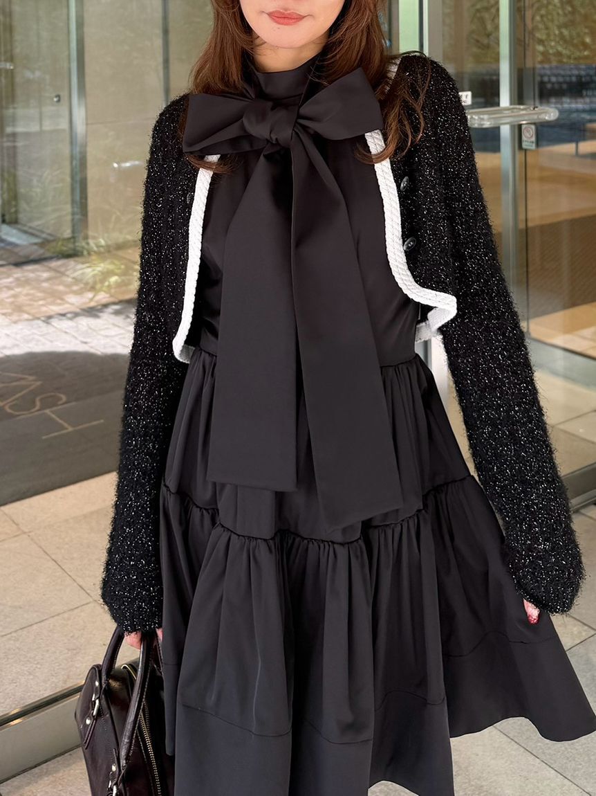 LILY BROWN「【SPECIAL PRICE】カーデセットアメスリワンピース」|ワンピース|