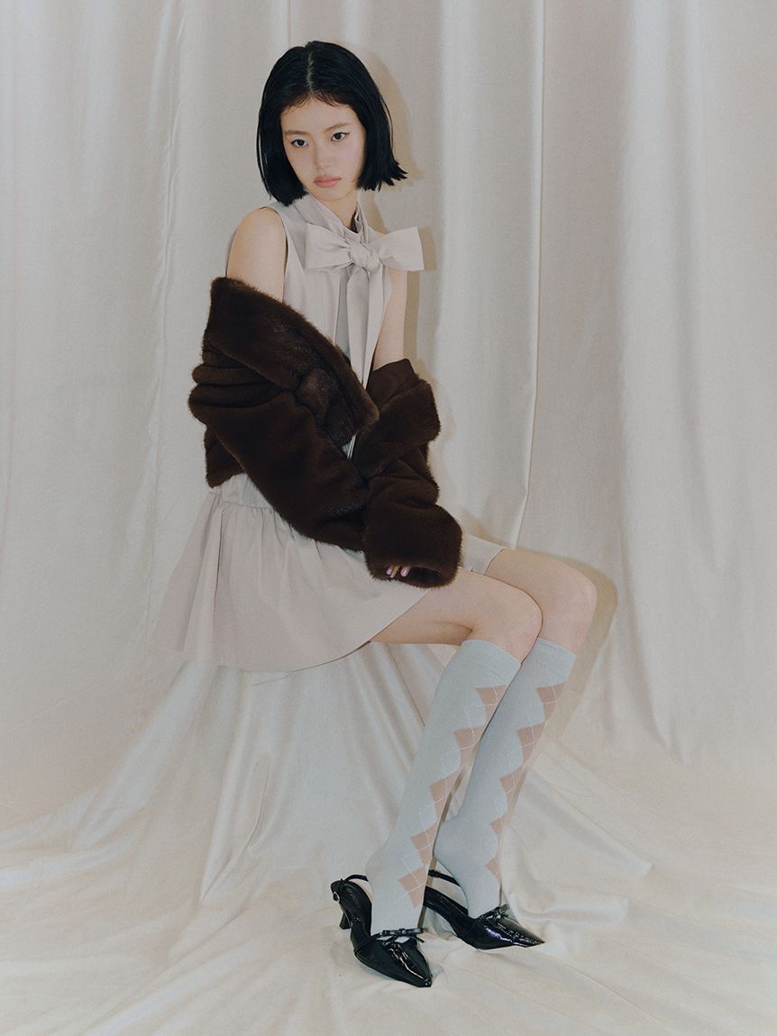 LILY BROWN「【SPECIAL PRICE】カーデセットアメスリワンピース」|ワンピース|