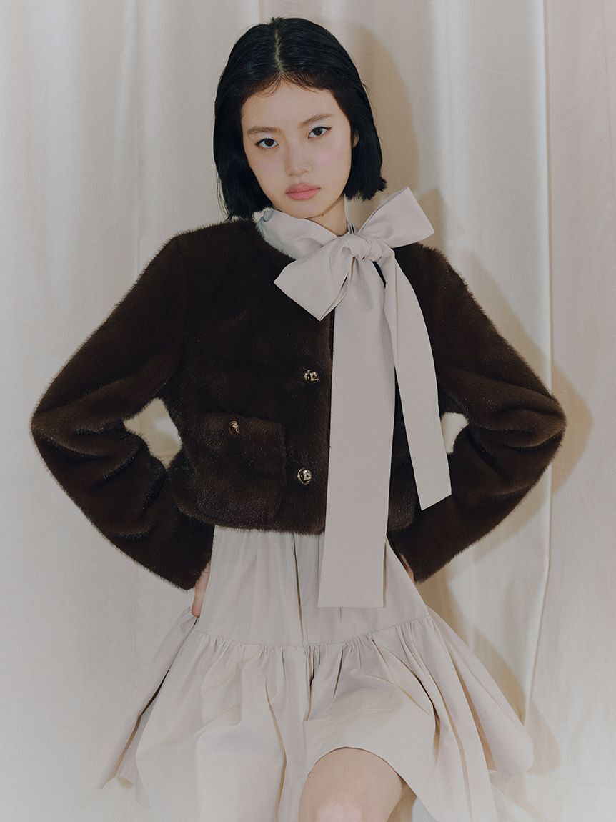 LILY BROWN「【SPECIAL PRICE】カーデセットアメスリワンピース」|ワンピース|