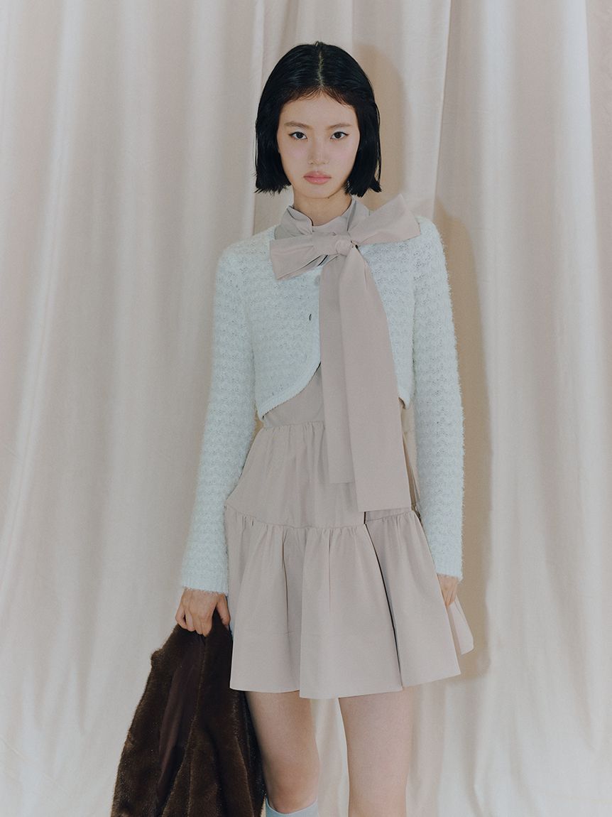 LILY BROWN「【SPECIAL PRICE】カーデセットアメスリワンピース」|ワンピース|