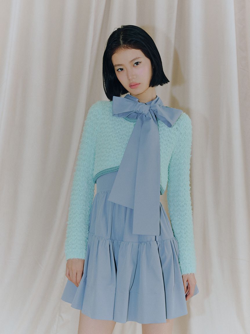 LILY BROWN「【SPECIAL PRICE】カーデセットアメスリワンピース」|ワンピース|