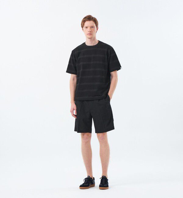 MACKINTOSH PHILOSOPHY「クルーネックTシャツ ポップコーンシャドーボーダー」|Tシャツ・カットソー|