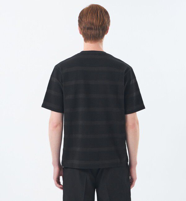 MACKINTOSH PHILOSOPHY「クルーネックTシャツ ポップコーンシャドーボーダー」|Tシャツ・カットソー|