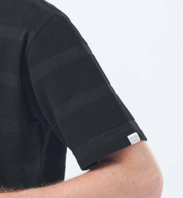 MACKINTOSH PHILOSOPHY「クルーネックTシャツ ポップコーンシャドーボーダー」|Tシャツ・カットソー|