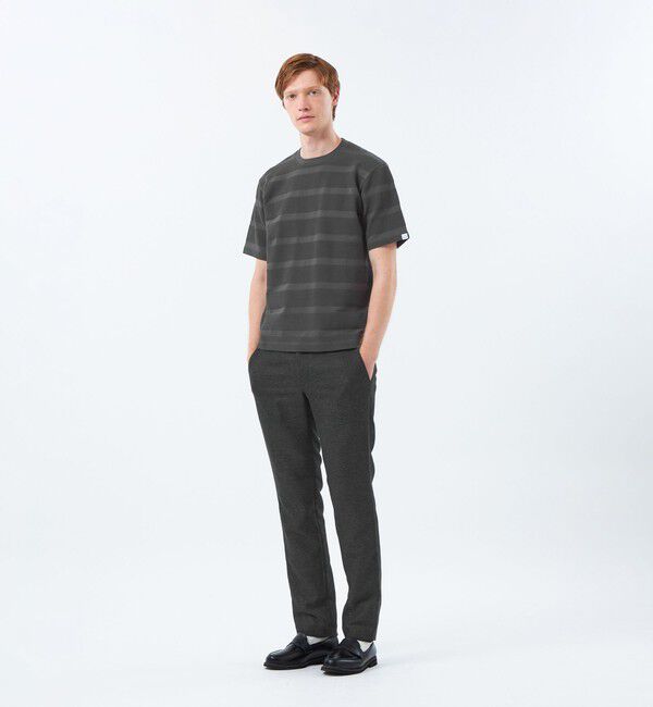 MACKINTOSH PHILOSOPHY「クルーネックTシャツ ポップコーンシャドーボーダー」|Tシャツ・カットソー|